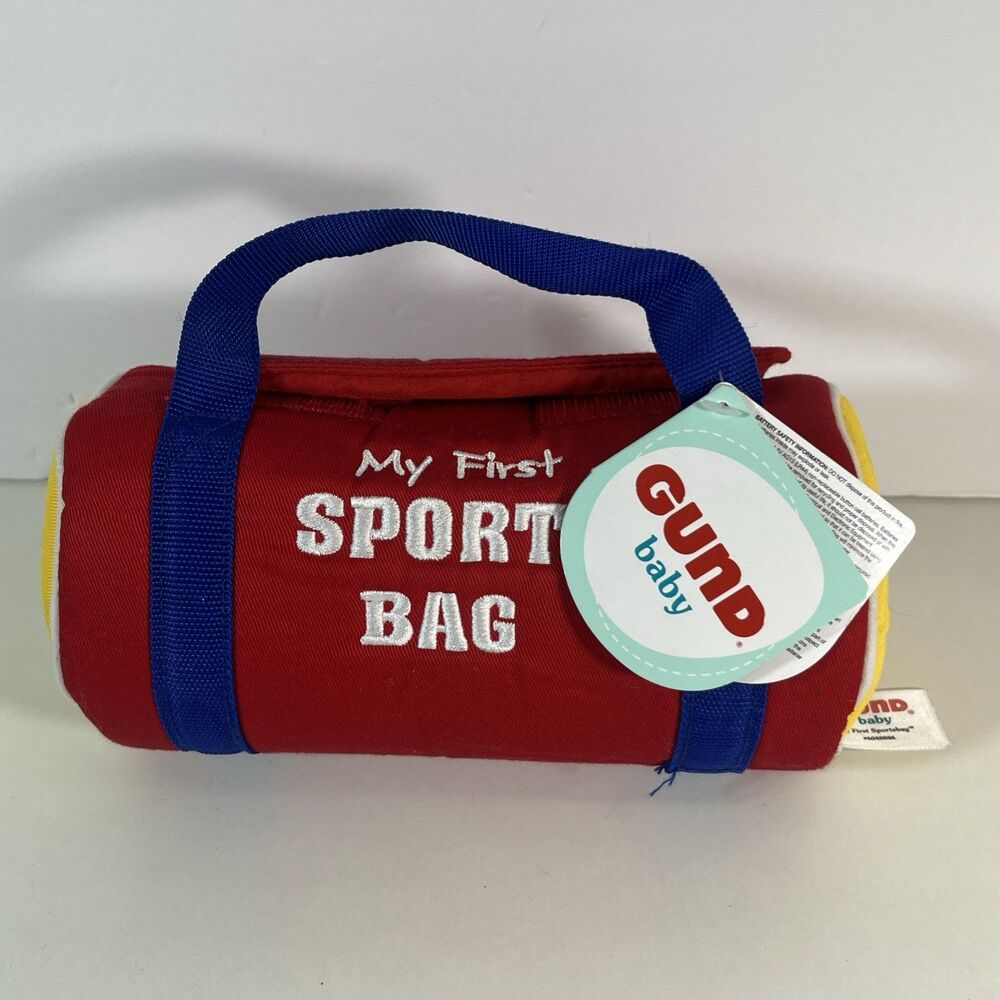 Baby Gund My First Sports Bag Stuffed Plush Playset Baby  Toys 2024 NWT